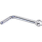 Platinum 1.5mm Genuine Diamond Nose Ring
