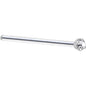 Platinum 1.5mm Genuine Diamond Nose Ring