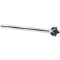 Solid 14K White Gold 1.5mm Genuine Black Diamond Nose Ring