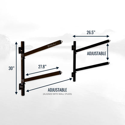 Shenandoah Kayak Rack | Outdoor Adjustable Storage | 2 Levels
