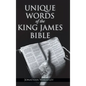 Unique Words of the King James Bible - Hardcover