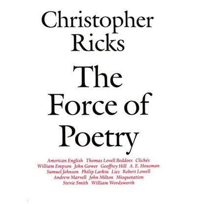 The Force of Poetry - Paperback