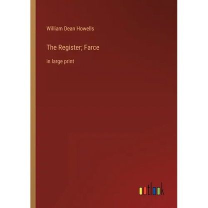 The Register; Farce: in large print - Paperback