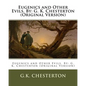 Eugenics and Other Evils. By: G. K. Chesterton (Original Version) - Paperback