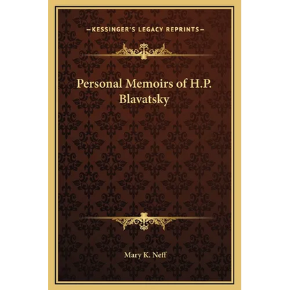 Personal Memoirs of H.P. Blavatsky - Hardcover