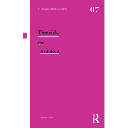 Derrida for Architects - Paperback