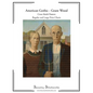 American Gothic Cross Stitch Pattern - Grant Wood: Regular and Large Print Cross Stitch Pattern - Paperback