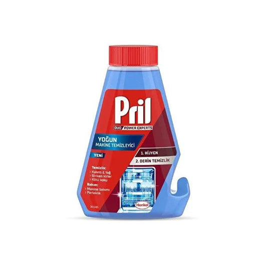 Pril Dishwasher Cleaner - Concentrated Formula for Grease & Limescale Removal, Suitable for All Dishwashers