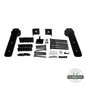 Double Track Bypass Barn Door Hardware Kit