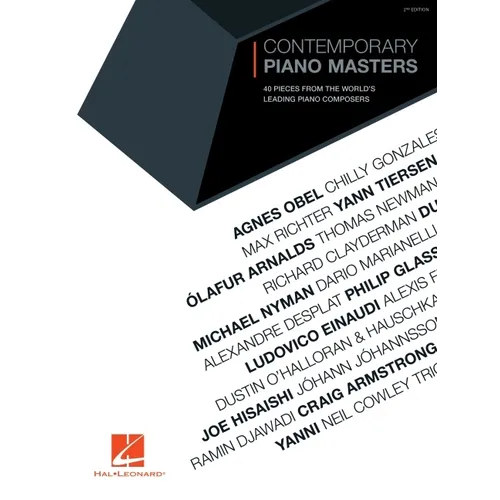 Contemporary Piano Masters - 2nd Edition: 40 Pieces from the World's Leading Piano Composers - Paperback