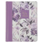 KJV Holy Bible, Note-Taking Bible, Faux Leather Hardcover - King James Version, Purple Floral Printed - Leather