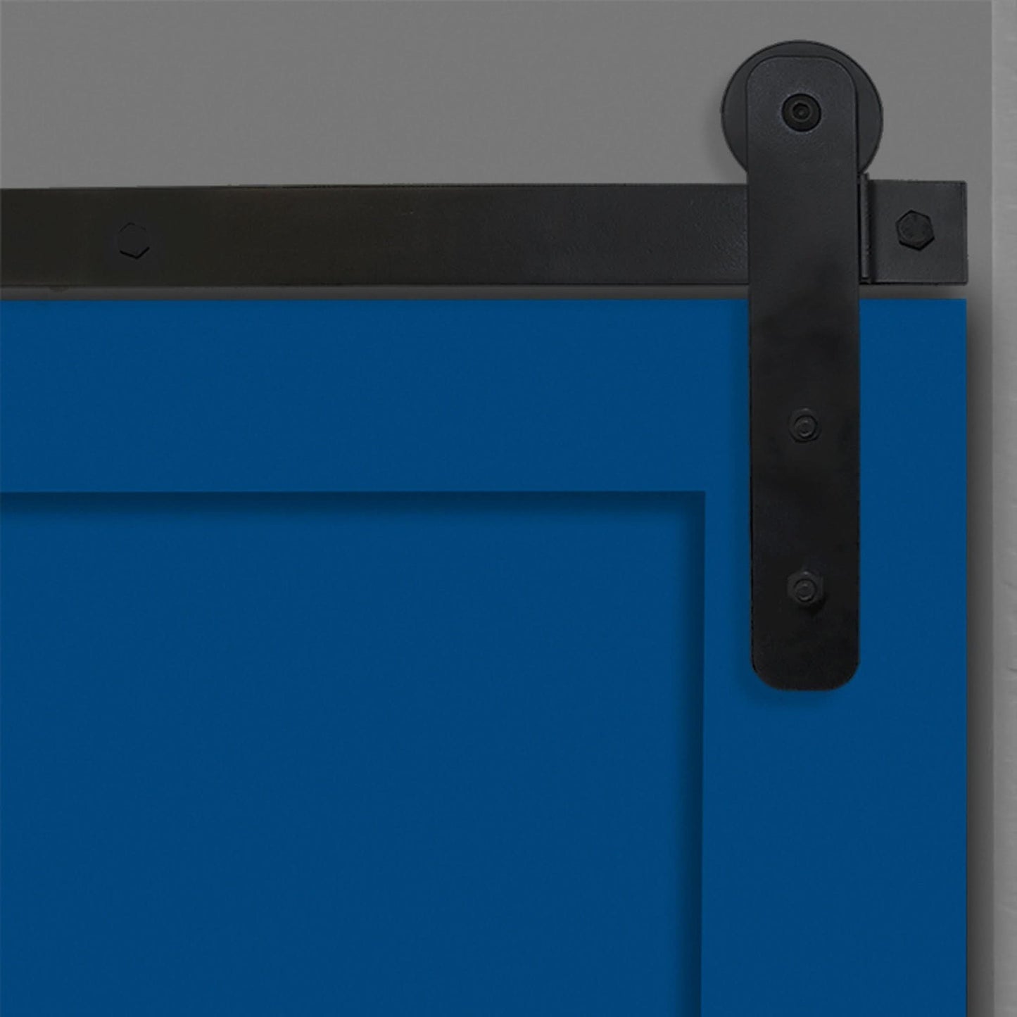 Modern Straight Strap Barn Door Hardware Kit