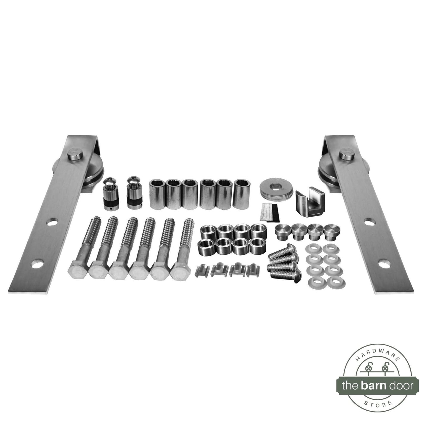 Stainless Steel Glass Barn Door Hardware