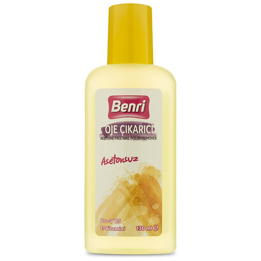 Benri Acetone-Free Nail Polish Remover - Nourishing for Healthy Nails | 4.4 fl. oz.