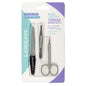 Lionesse Personal Grooming Set - 3-in-1 Travel Kit with Nail Care Tools, Tweezers & Scissors for Men & Women