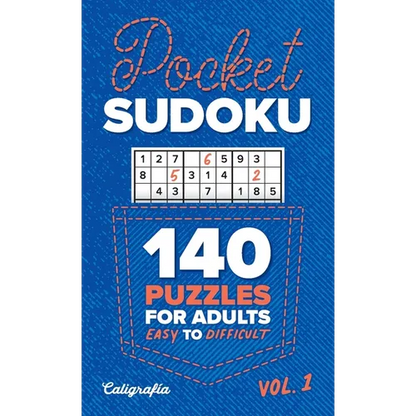 Pocket Sudoku: 140 Puzzles for Adults, Easy to Difficult - Paperback