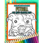 Pitbull Wet Noses Coloring Book: 40 Adorable Dog Illustrations Perfect For Pet Owners Rescues or People Who Enjoy The Lovable Pit Bull Breed - Paperback