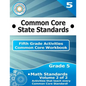 Fifth Grade Common Core Workbook: Math Activities: Volume 2 of 2 - Paperback
