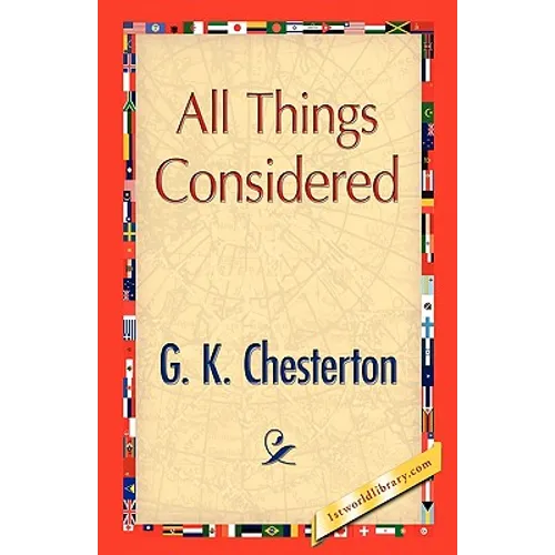 All Things Considered - Hardcover