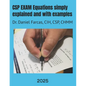 CSP EXAM Equations simply explained and with examples: Certified Safety Professional - Paperback
