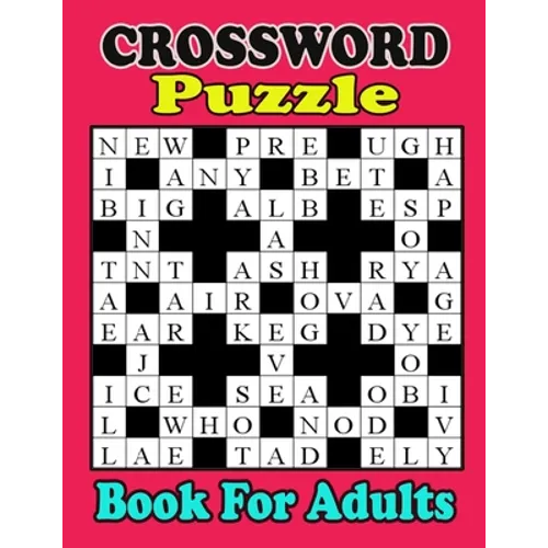 Crossword Puzzle Book For Adults - Paperback
