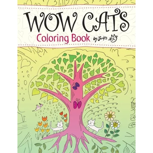 WOW CATS Coloring Book by Junko (Japanese-English edition) - Paperback
