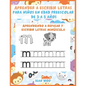 Aprender a escribir letras para niños en edad preescolar de 3 a 5 años: Aprendiendo a repasar y escribir letras minúscula - Paperback