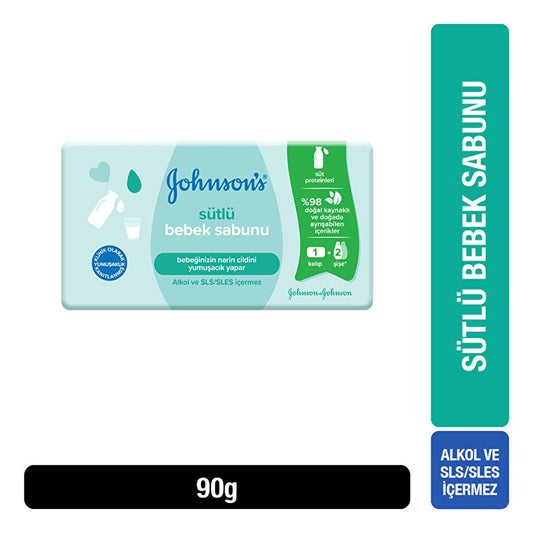 Johnson's Baby Soap - Gentle, Dermatologically Tested, SLS/SLES Free Baby Skincare