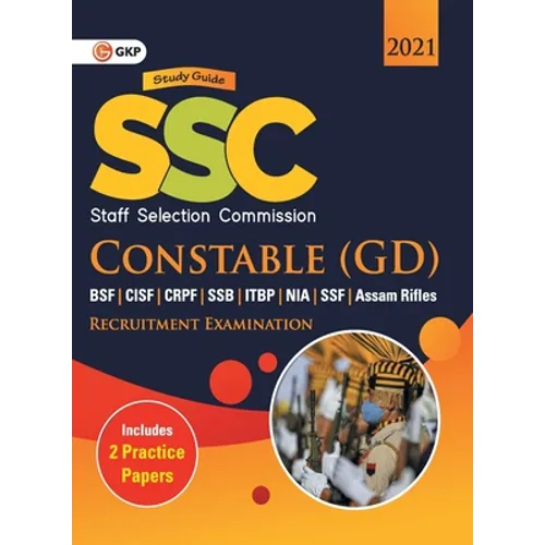 Ssc 2021 Constable (Gd) - Paperback