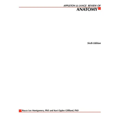 Appleton & Lange's Review of Anatomy - Paperback
