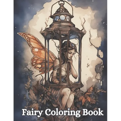 Fairy Coloring Book: For Kids and Adults: Fantasy Coloring Book for Adults - Paperback