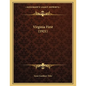 Virginia First (1921) - Paperback