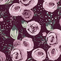 Garden Roses Quilting Cuddle Woodrose Fabric per yard