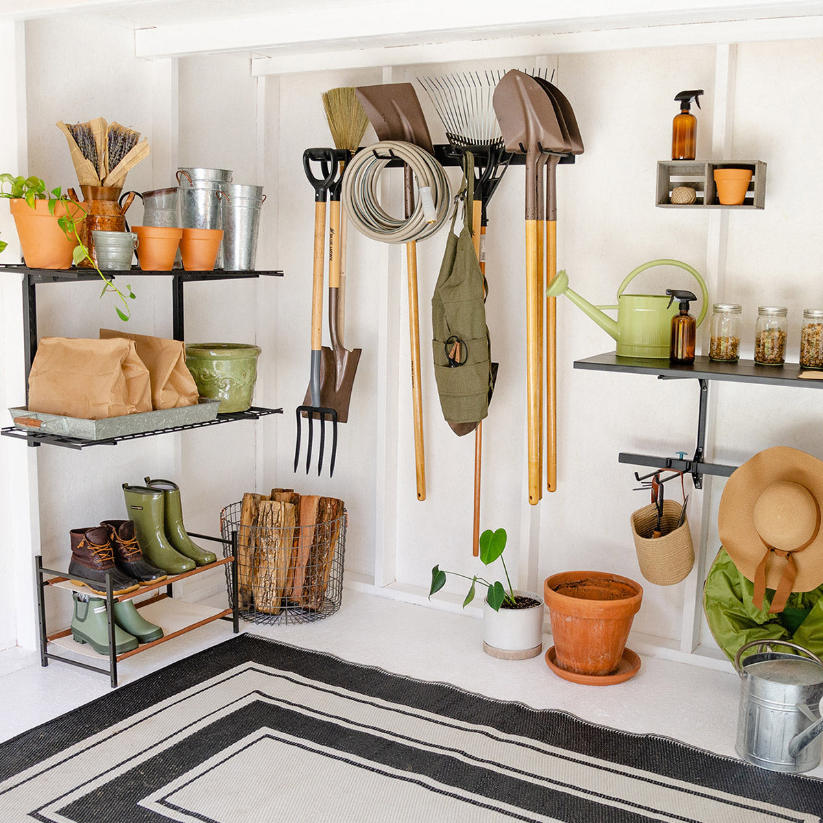 Bedrock Garden Tool Organizer | Black