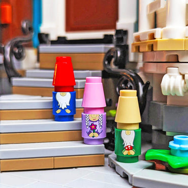 Blue Garden Gnome - Custom Printed - Made Using LEGO® Parts