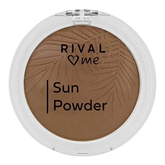Rival Loves Me Matt Terra Makeup Powder - Natural Bronzed Complexion, Dermatologically Tested, Compact 11g