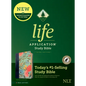 NLT Life Application Study Bible, Third Edition (Leatherlike, Teal Floral, Indexed, Red Letter) - Imitation Leather