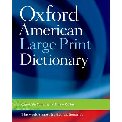 The Oxford American Large Print Dictionary - Hardcover