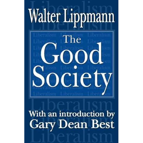 The Good Society - Paperback
