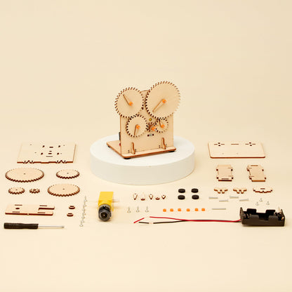 Gear Train DIY Kit, Educational STEM Toy