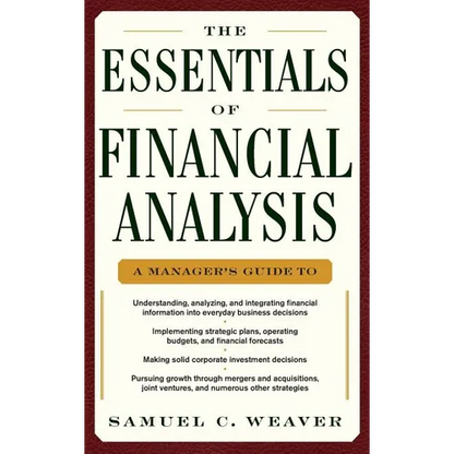 The Essentials of Financial Analysis - Hardcover