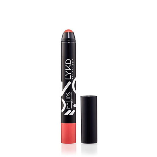 LYKD Chubby Lipstick 549 Peach Tart - Moisturizing Lipstick with 6 Vibrant Colors