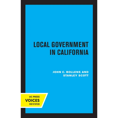 Local Government in California - Paperback