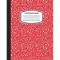 Classic Composition Notebook: (8.5x11) Wide Ruled Lined Paper Notebook Journal (Red) (Notebook for Kids, Teens, Students, Adults) Back to School and - Paperback