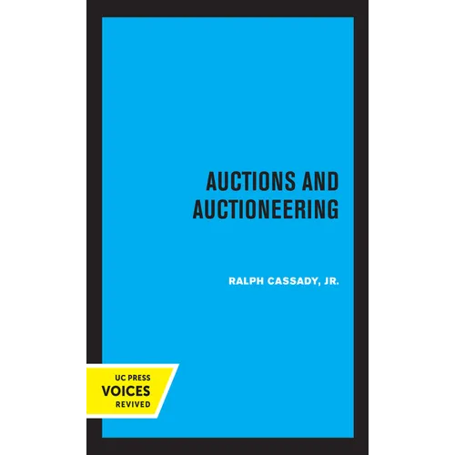 Auctions and Auctioneering - Paperback