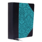 NKJV, Journal the Word Reference Bible, Imitation Leather, Blue, Red Letter Edition, Comfort Print: Let Scripture Explain Scripture. Reflect on What Y - Imitation Leather