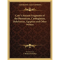 Cory's Ancient Fragments of the Phoenician, Carthaginian, Babylonian, Egyptian and Other Writers - Paperback