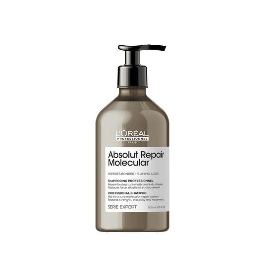 L'Oreal Professionnel Paris Serie Expert Absolut Repair Molecular Shampoo for Damaged Hair - 500ml