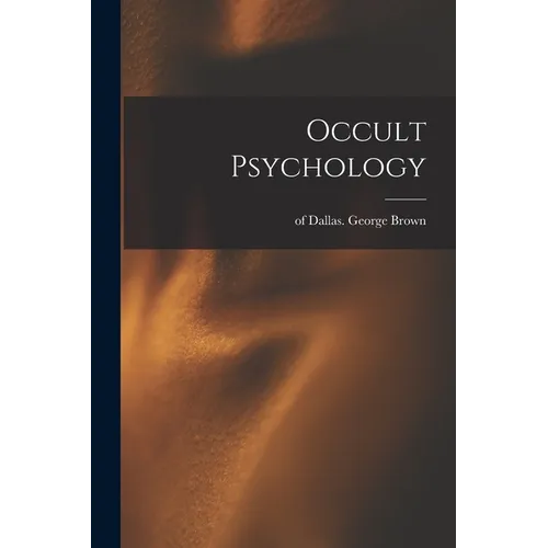 Occult Psychology - Paperback