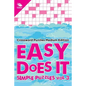 Easy Does It Simple Puzzles Vol 3: Crossword Puzzles Medium Edition - Paperback
